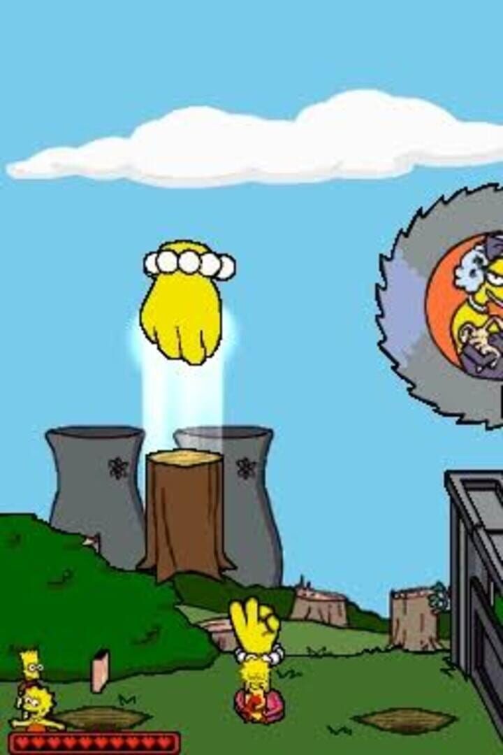Foto do jogo The Simpsons Game