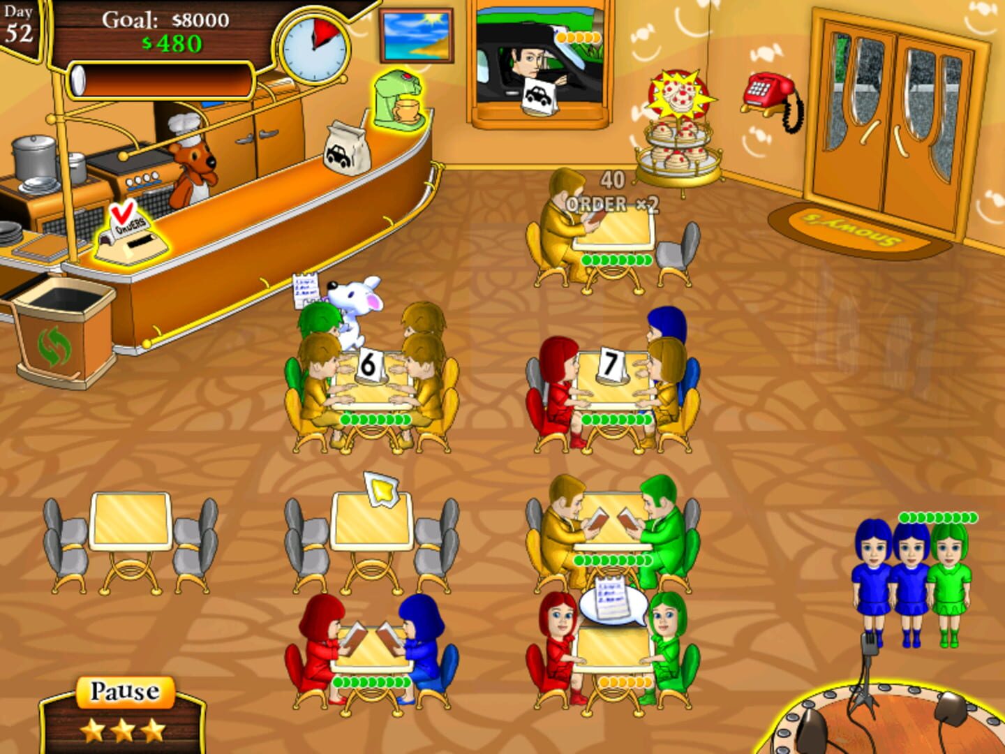 Foto do jogo Snowy: Lunch Rush