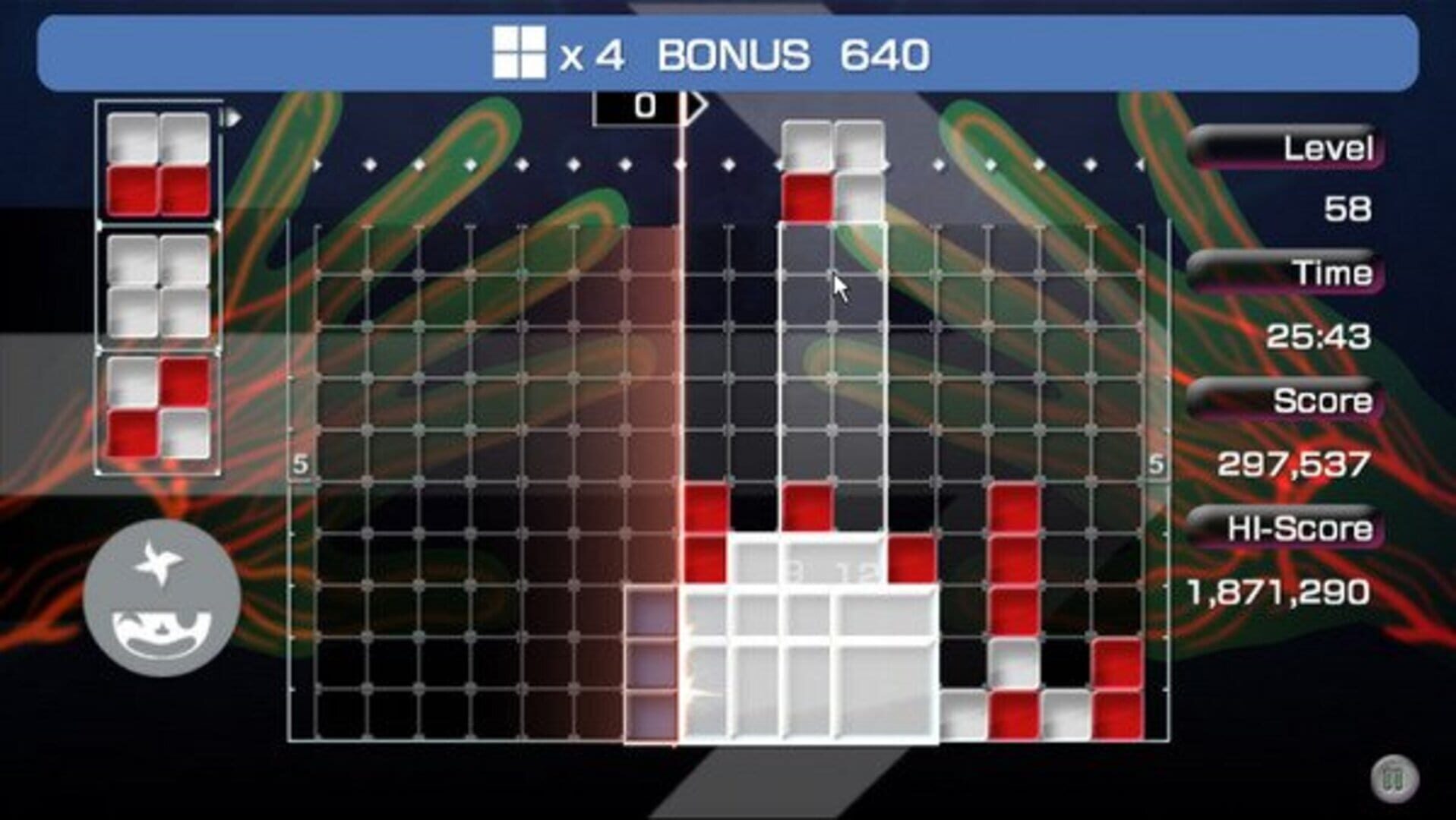 Foto do jogo Lumines: Puzzle Fusion