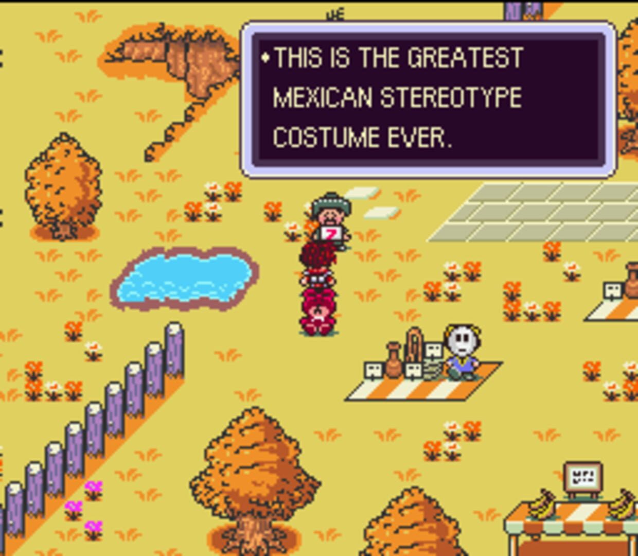 Foto do jogo Earthbound Halloween Hack