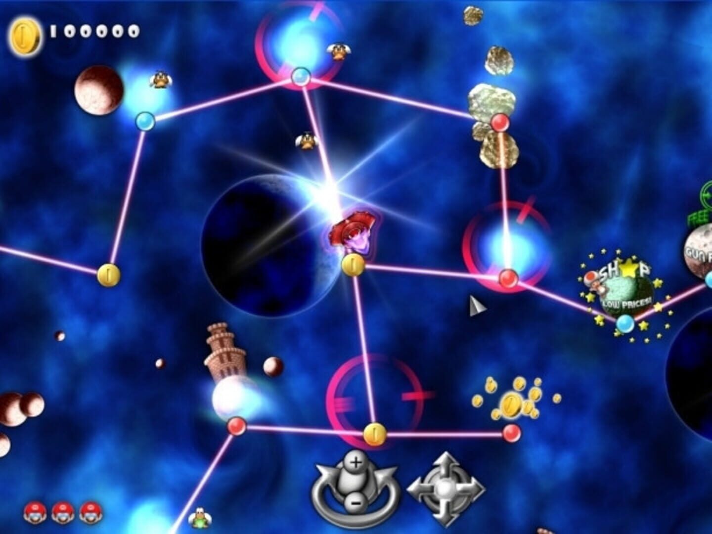 Foto do jogo Mario Forever Galaxy