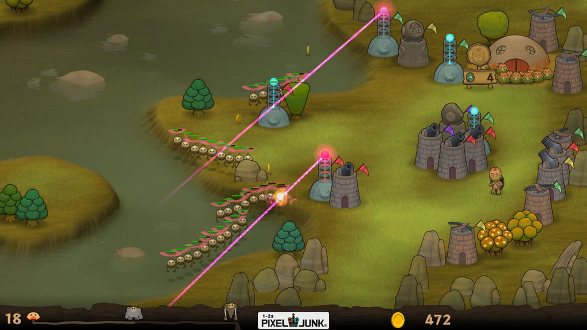 Foto do jogo PixelJunk Monsters Encore