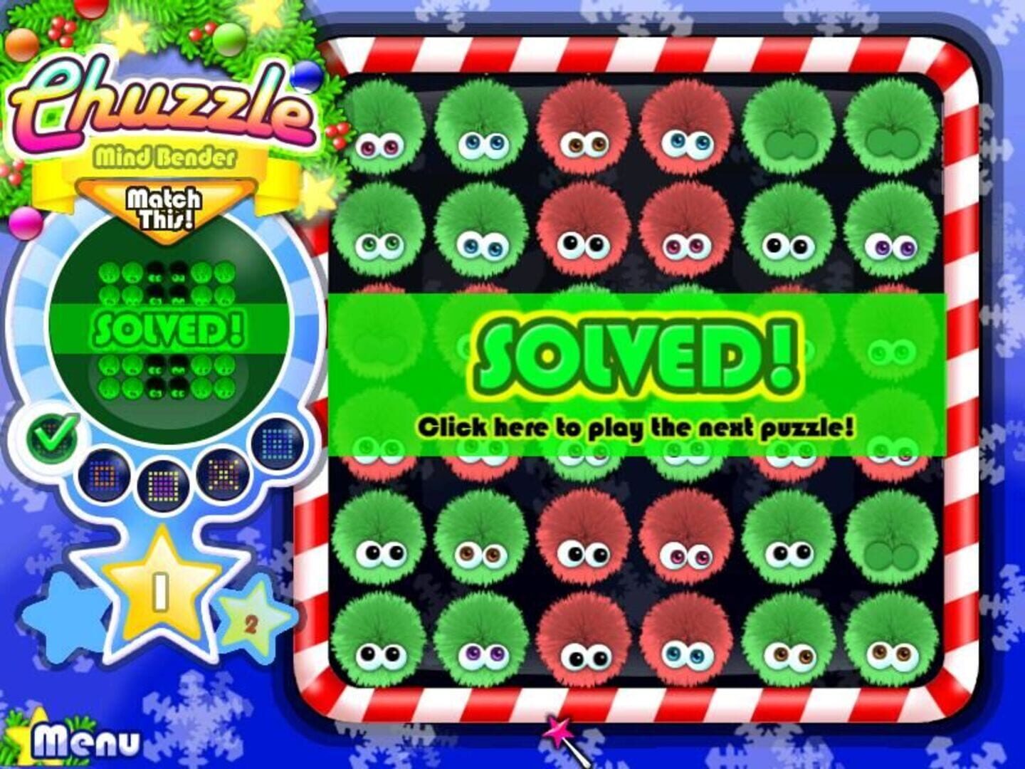 Foto do jogo Chuzzle: Christmas Edition