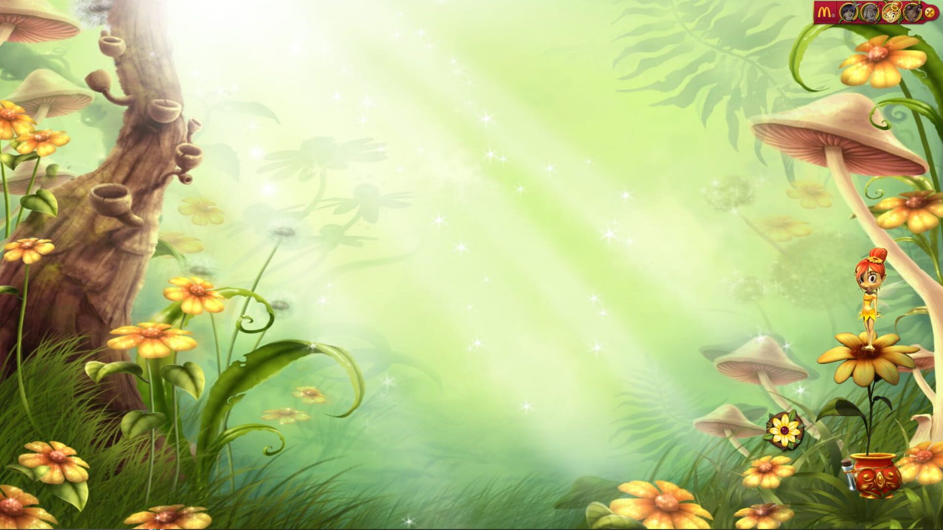 Foto do jogo McDonald's Fairies: Sunflower