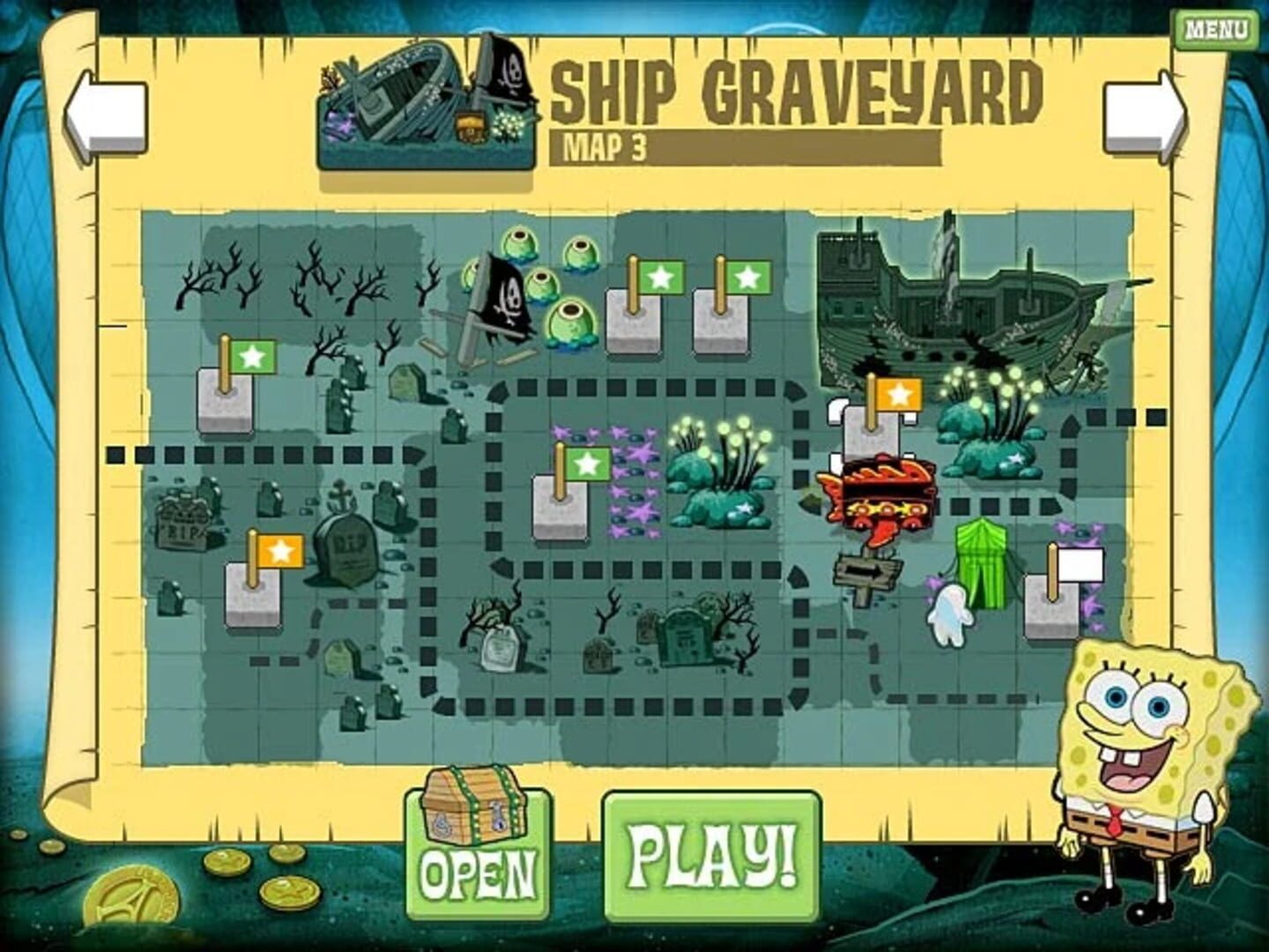 Foto do jogo SpongeBob's Atlantis SquarePantis SquareOff