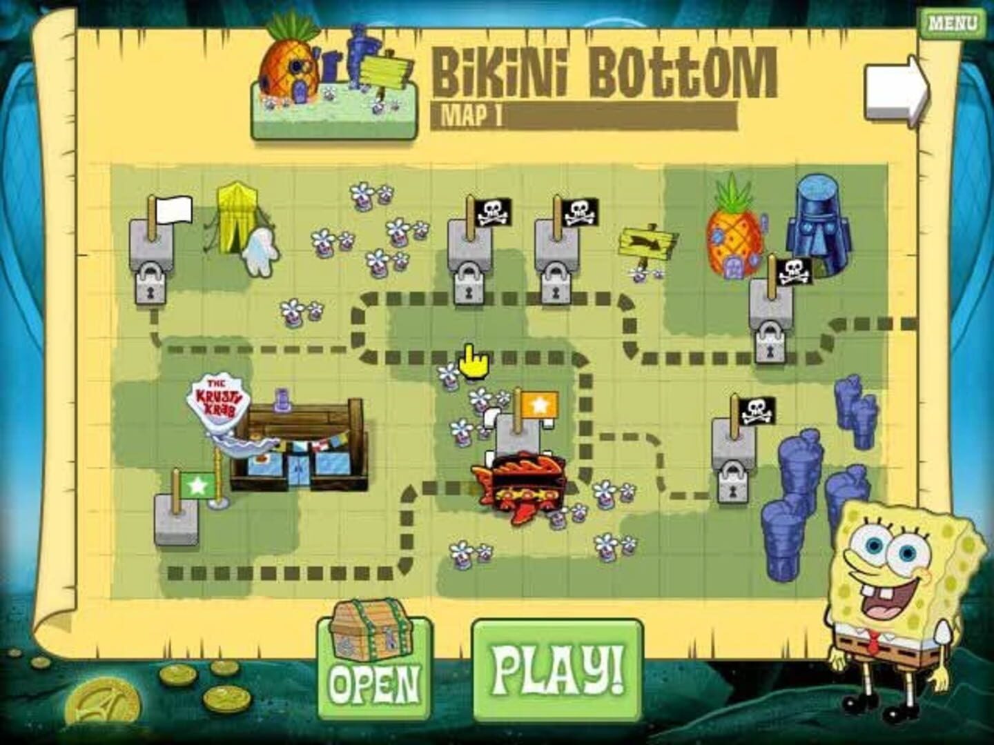 Foto do jogo SpongeBob's Atlantis SquarePantis SquareOff