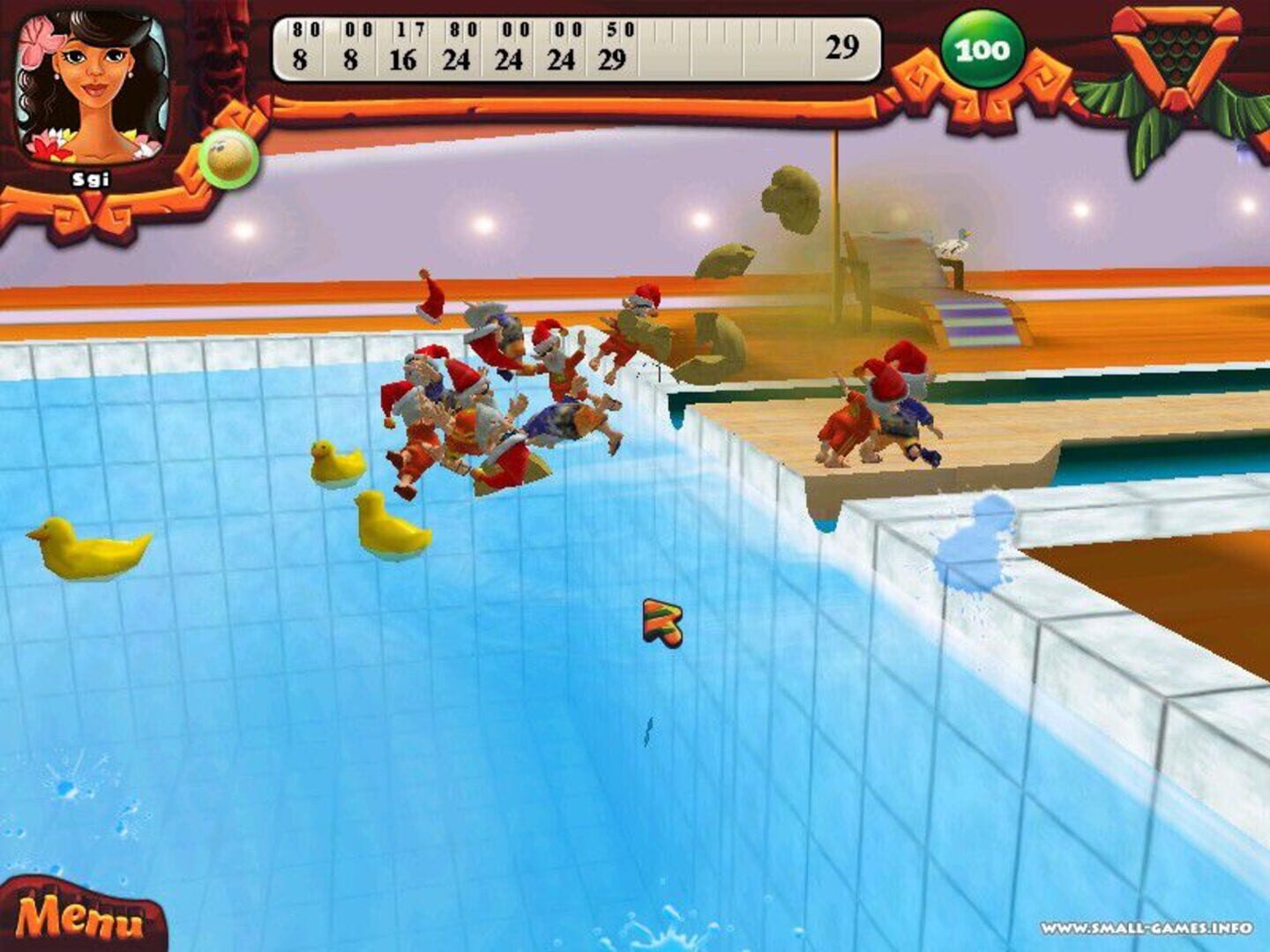 Foto do jogo Elf Bowling: Hawaiian Vacation