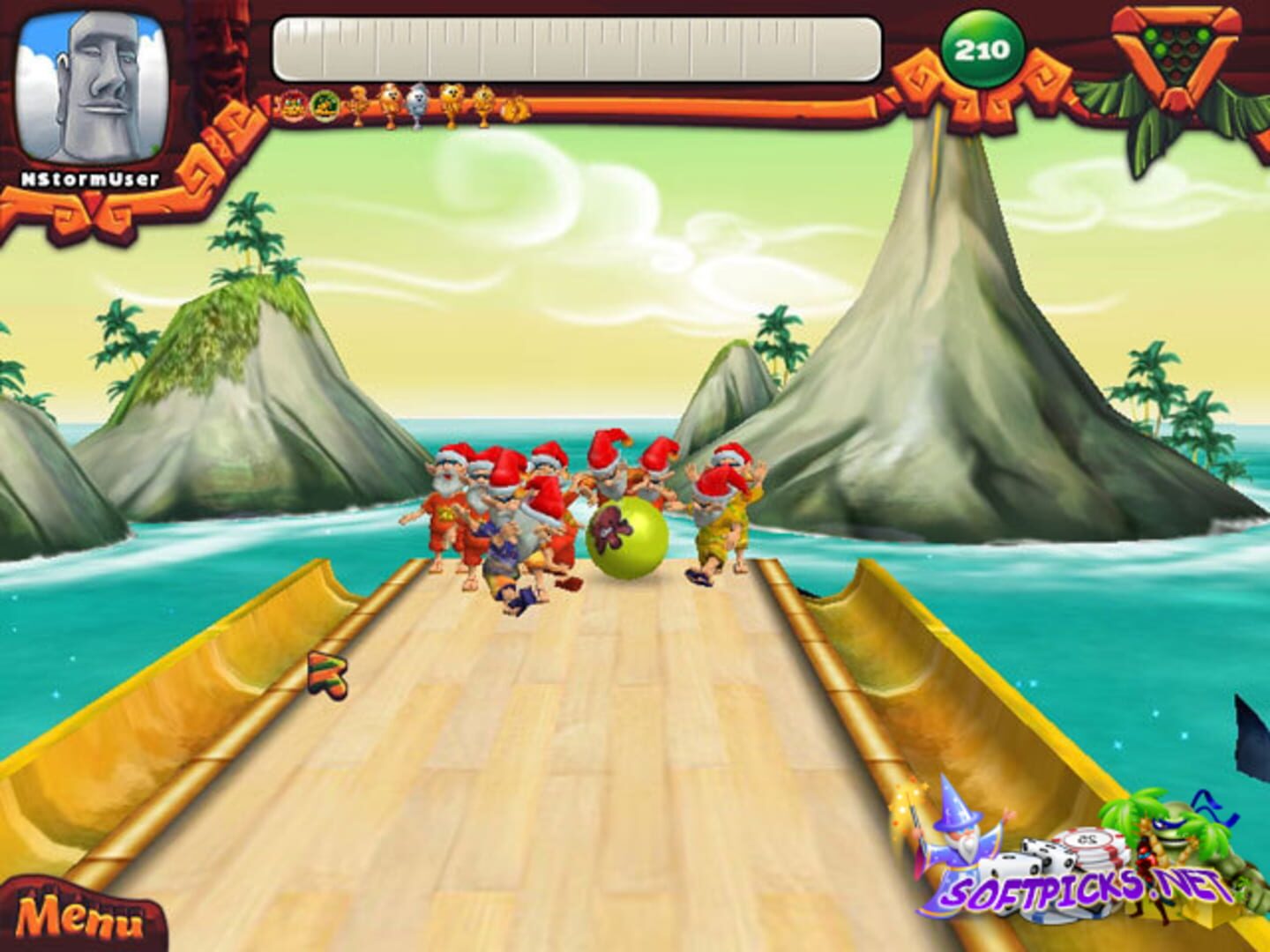 Foto do jogo Elf Bowling: Hawaiian Vacation