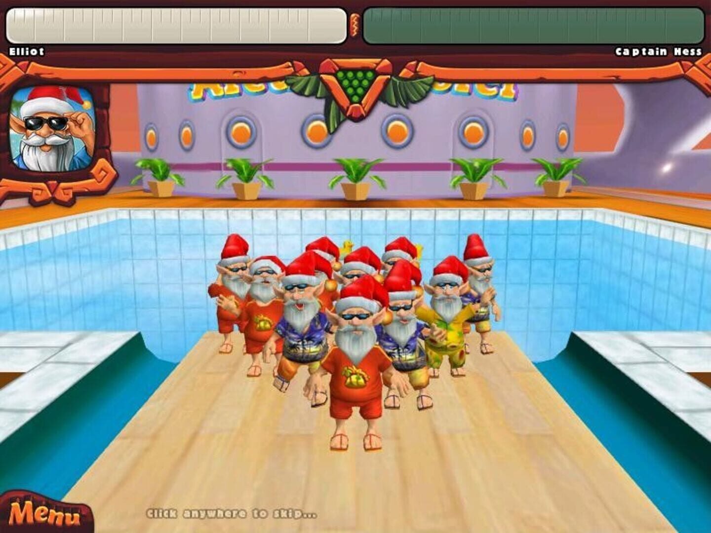 Foto do jogo Elf Bowling: Hawaiian Vacation