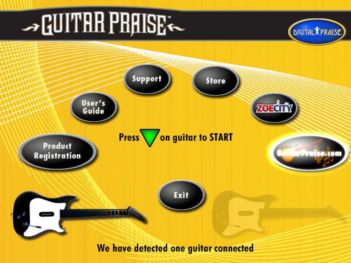 Foto do jogo Guitar Praise: Solid Rock