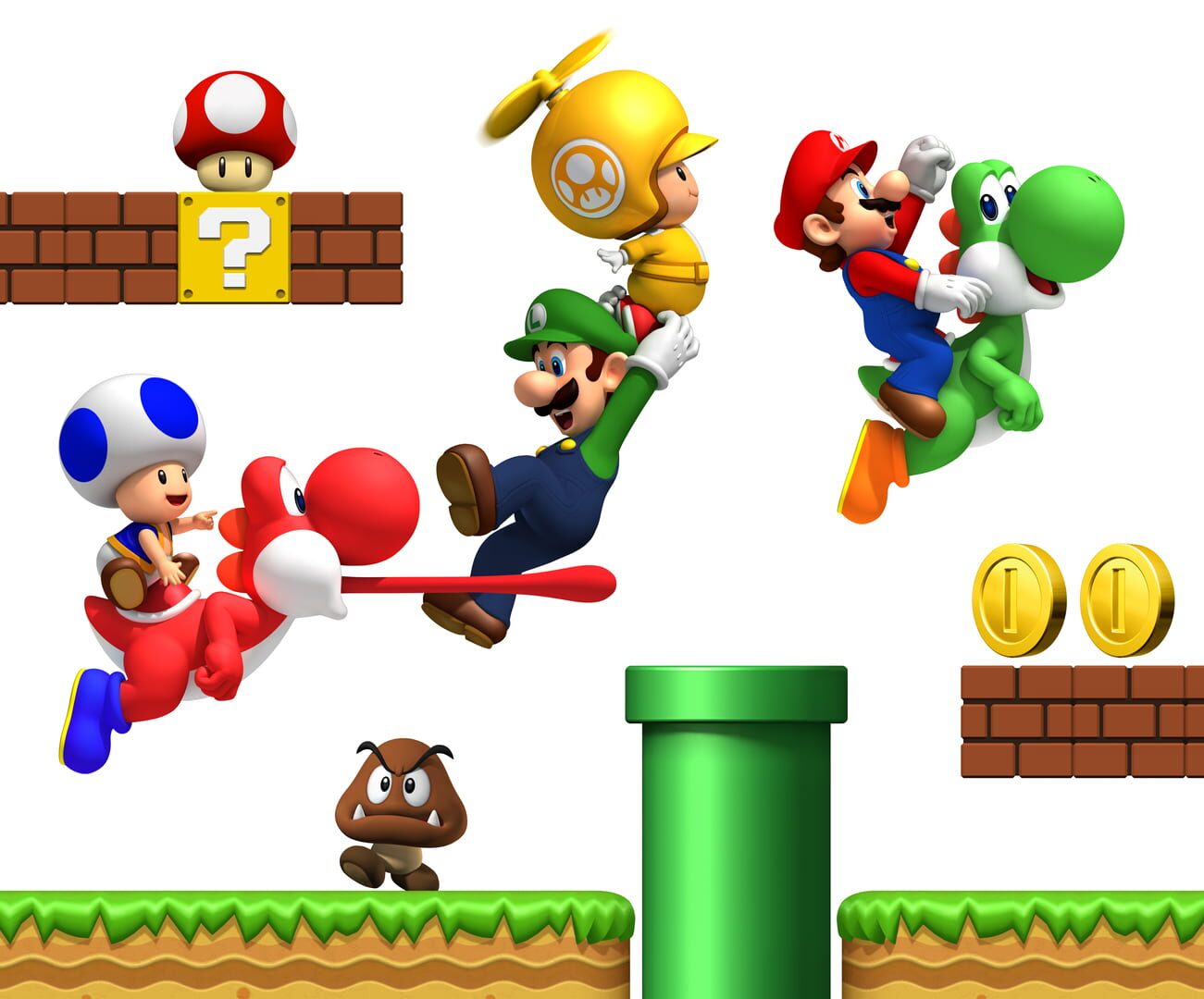 Foto do jogo New Super Mario Bros. Wii