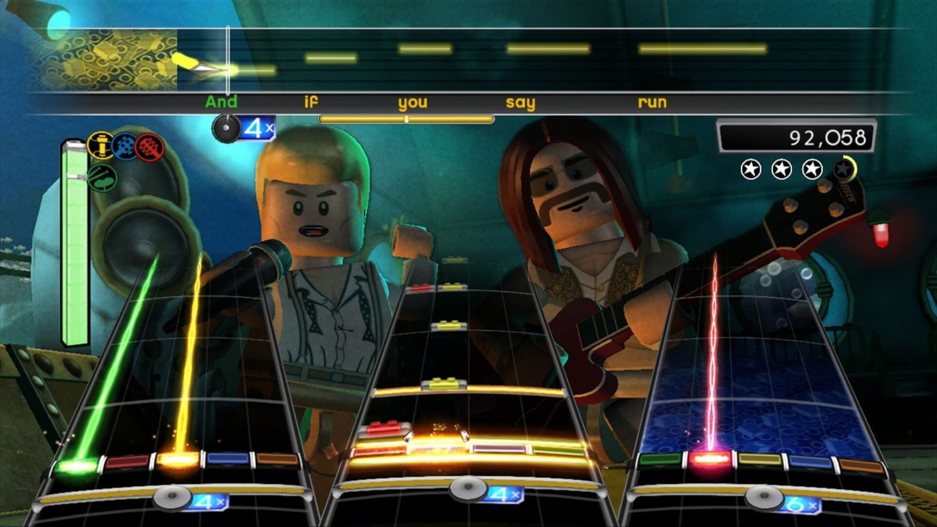 Foto do jogo LEGO Rock Band