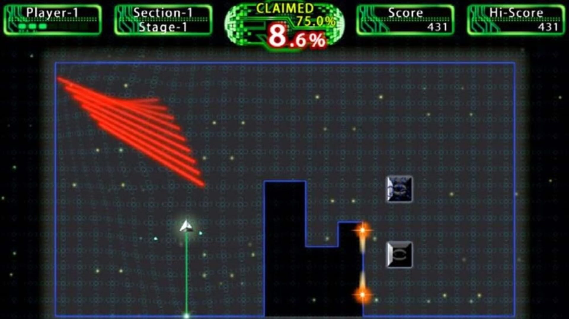 Foto do jogo QIX++