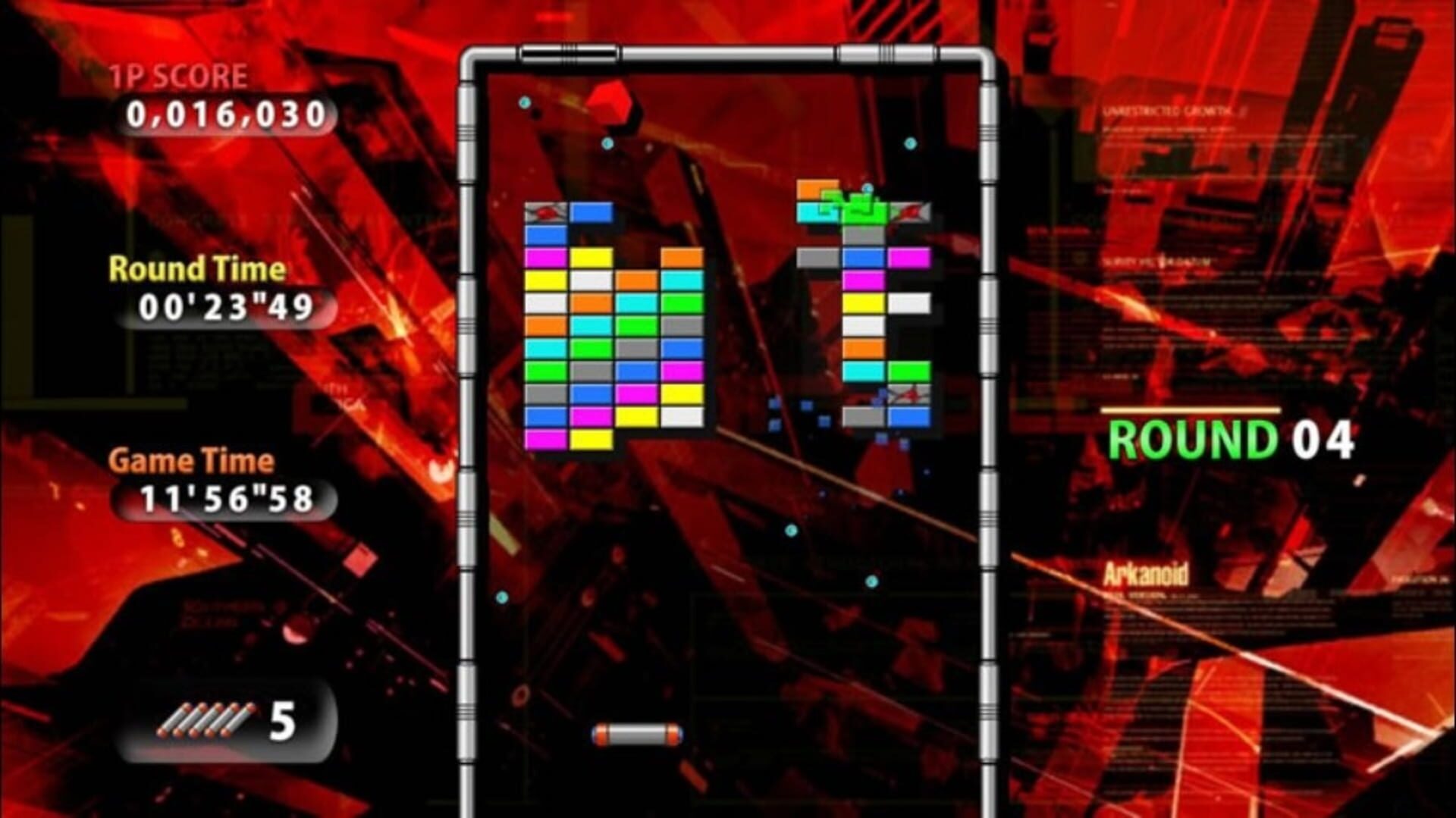 Foto do jogo Arkanoid Live!