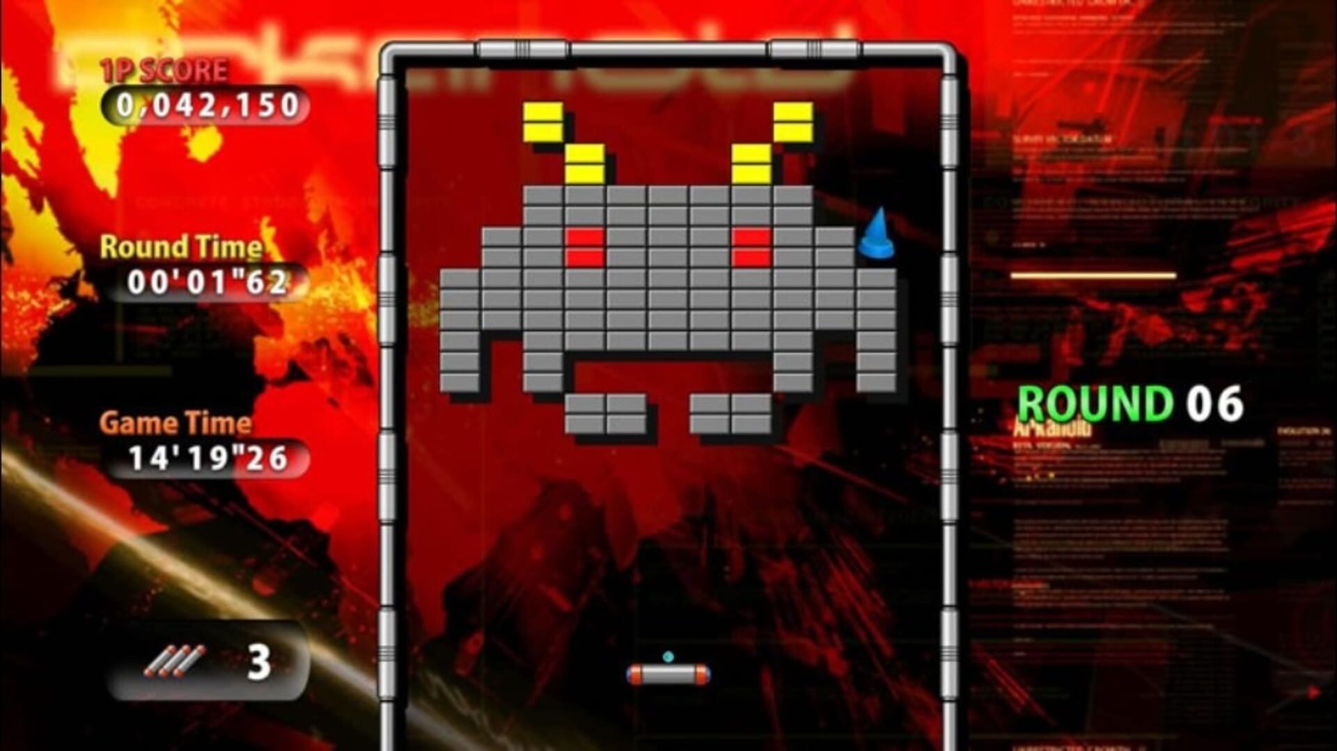 Foto do jogo Arkanoid Live!
