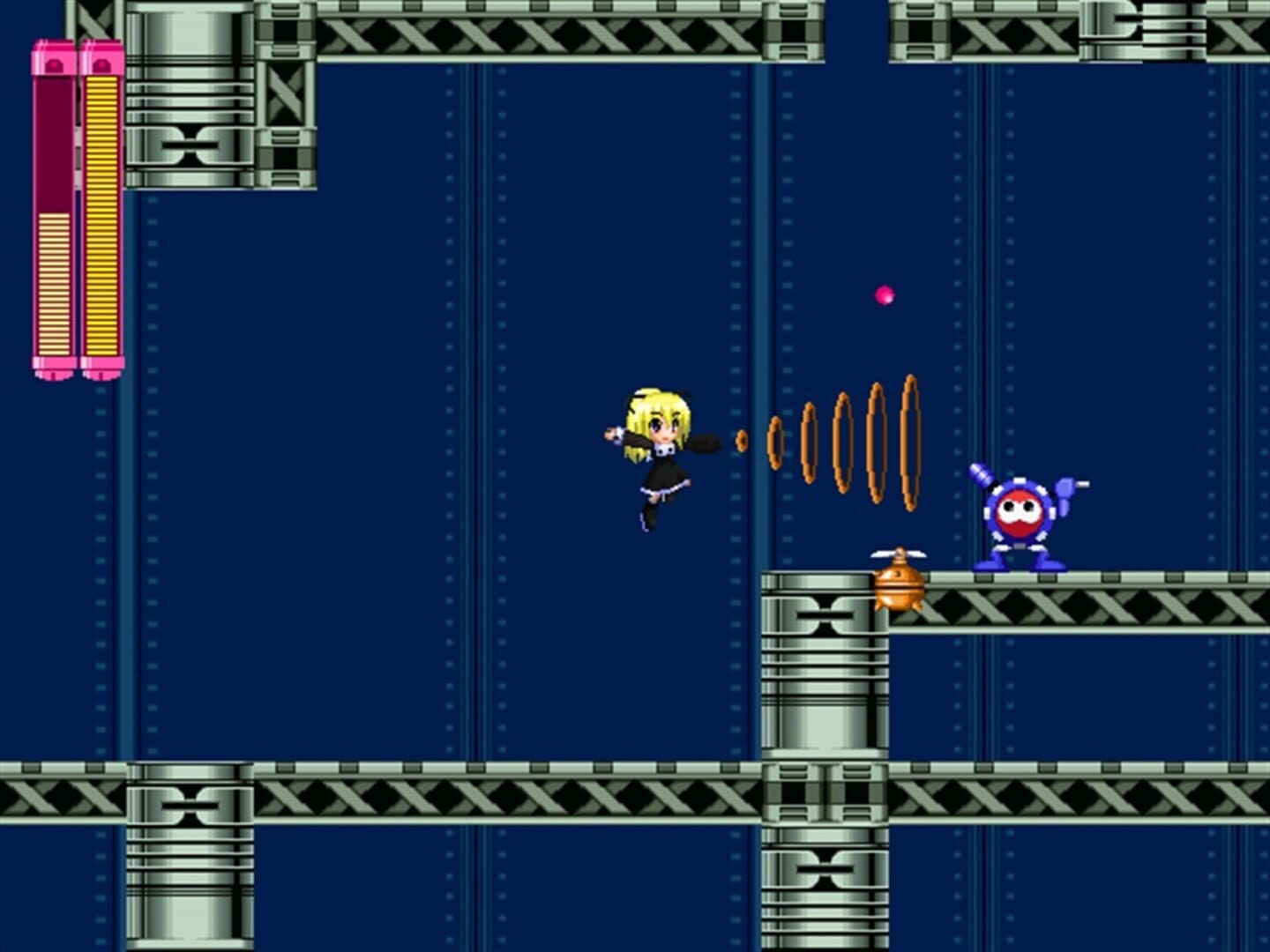 Foto do jogo Rockmen R: Dr. Wily no Gyakushuu