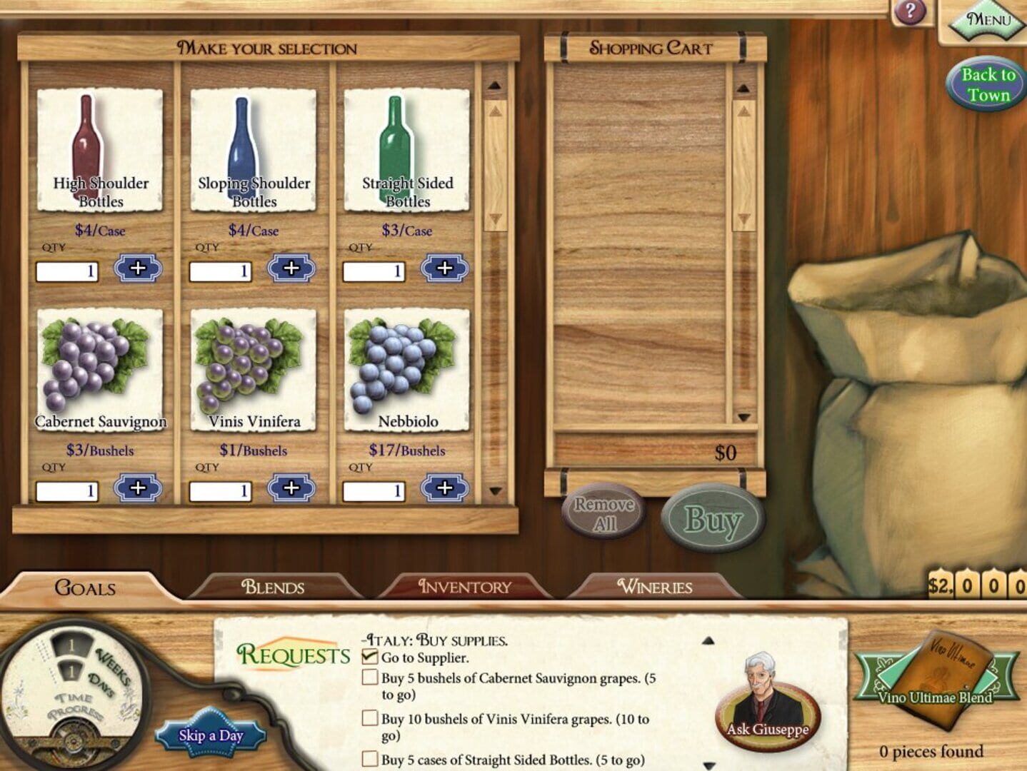 Foto do jogo Winemaker Extraordinaire