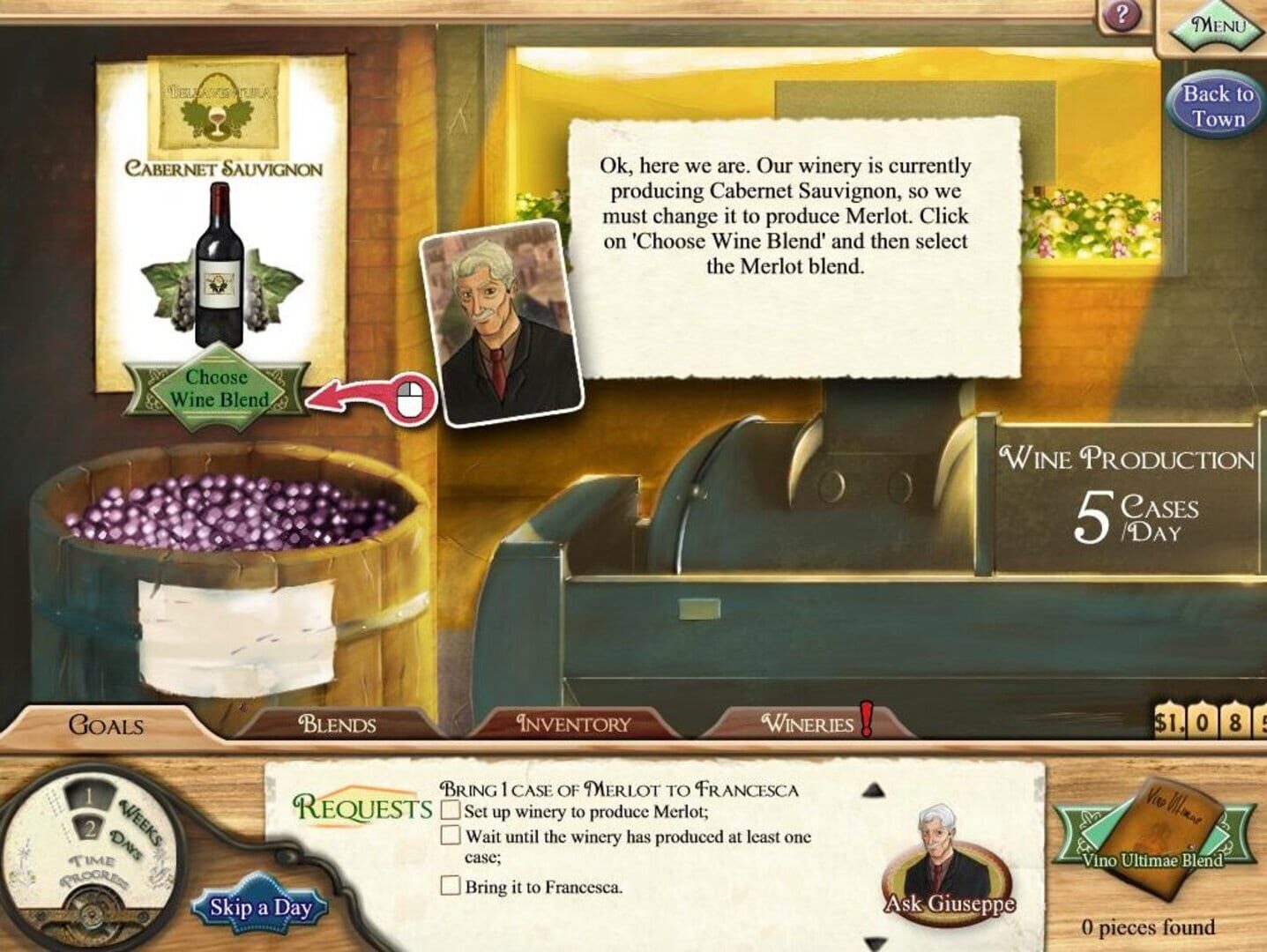 Foto do jogo Winemaker Extraordinaire