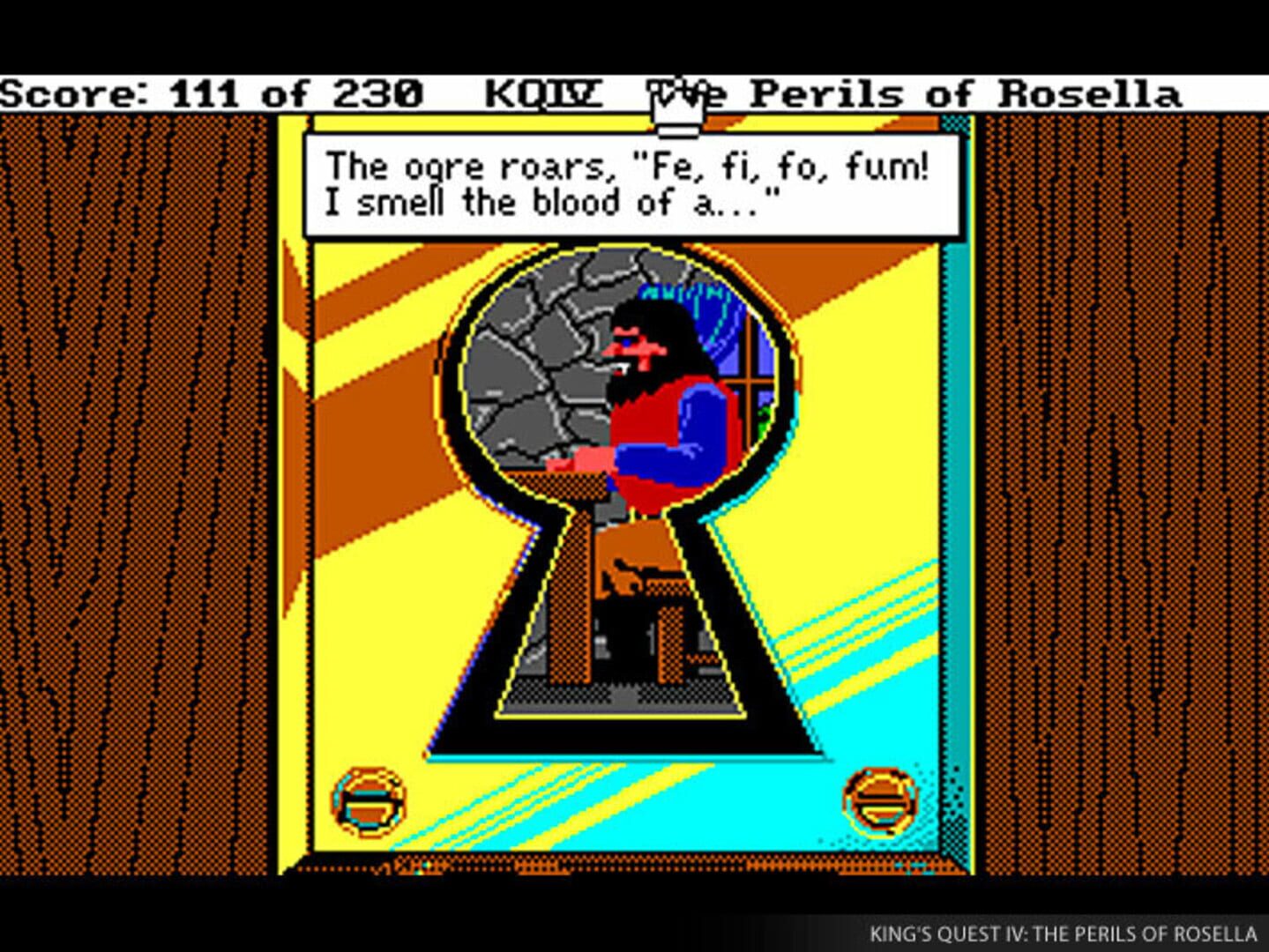 Foto do jogo King's Quest 4+5+6
