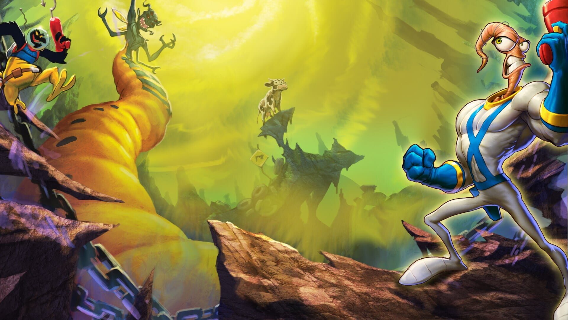 Foto do jogo Earthworm Jim HD