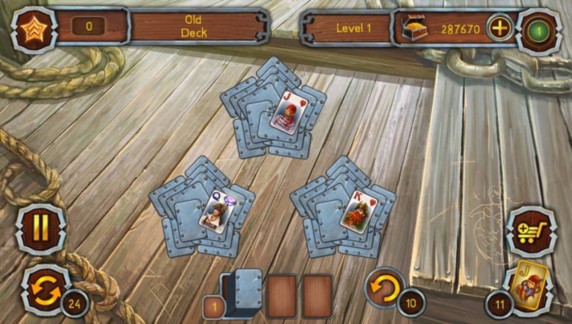 Foto do jogo Pirate Solitaire