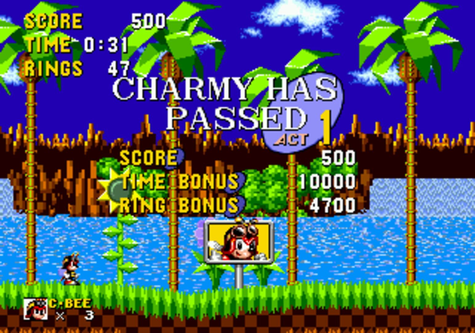 Foto do jogo Charmy Bee in Sonic the Hedgehog