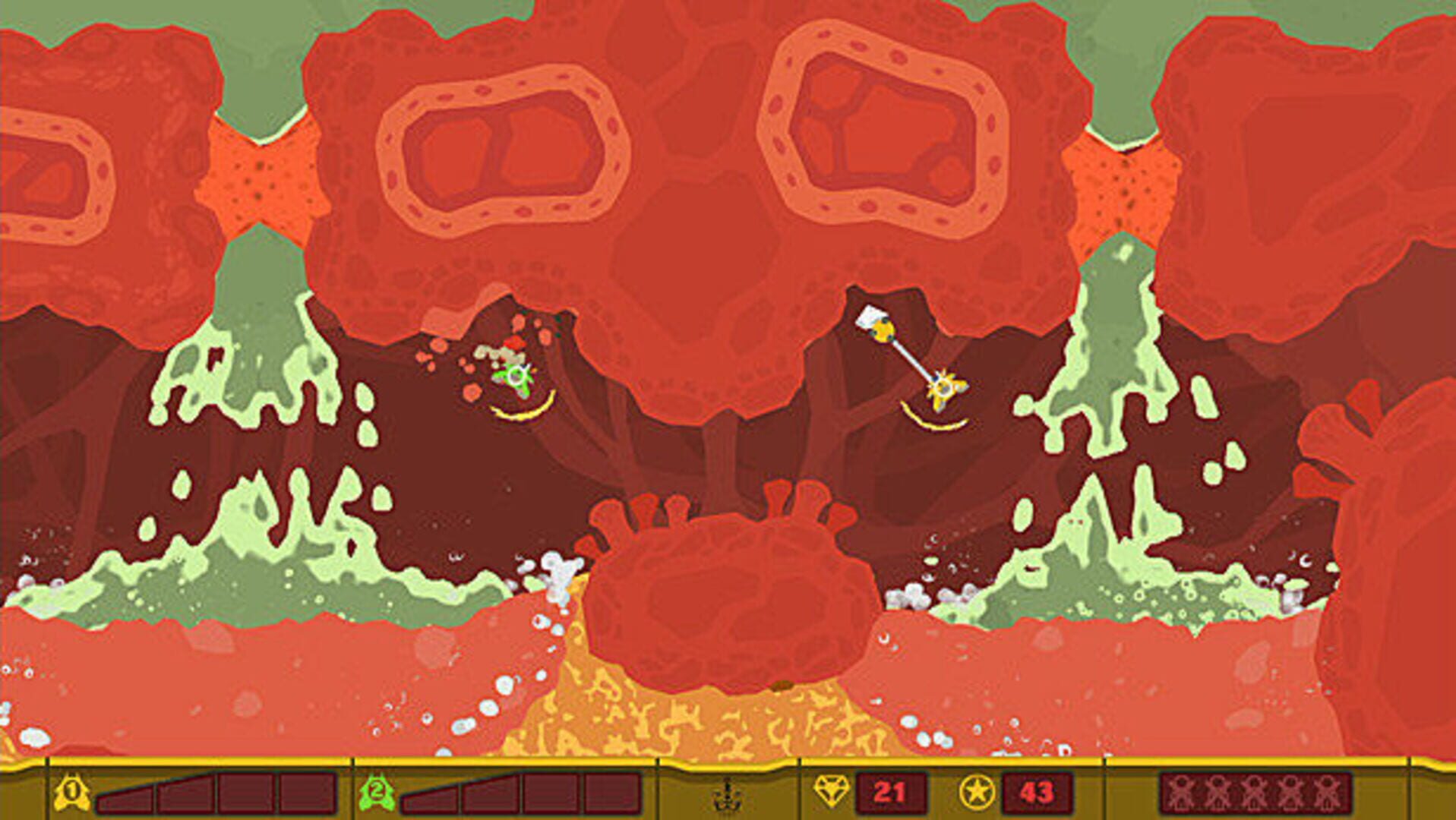 Foto do jogo PixelJunk Shooter 2