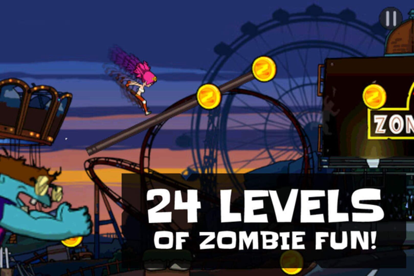 Foto do jogo Zombie Parkour Runner