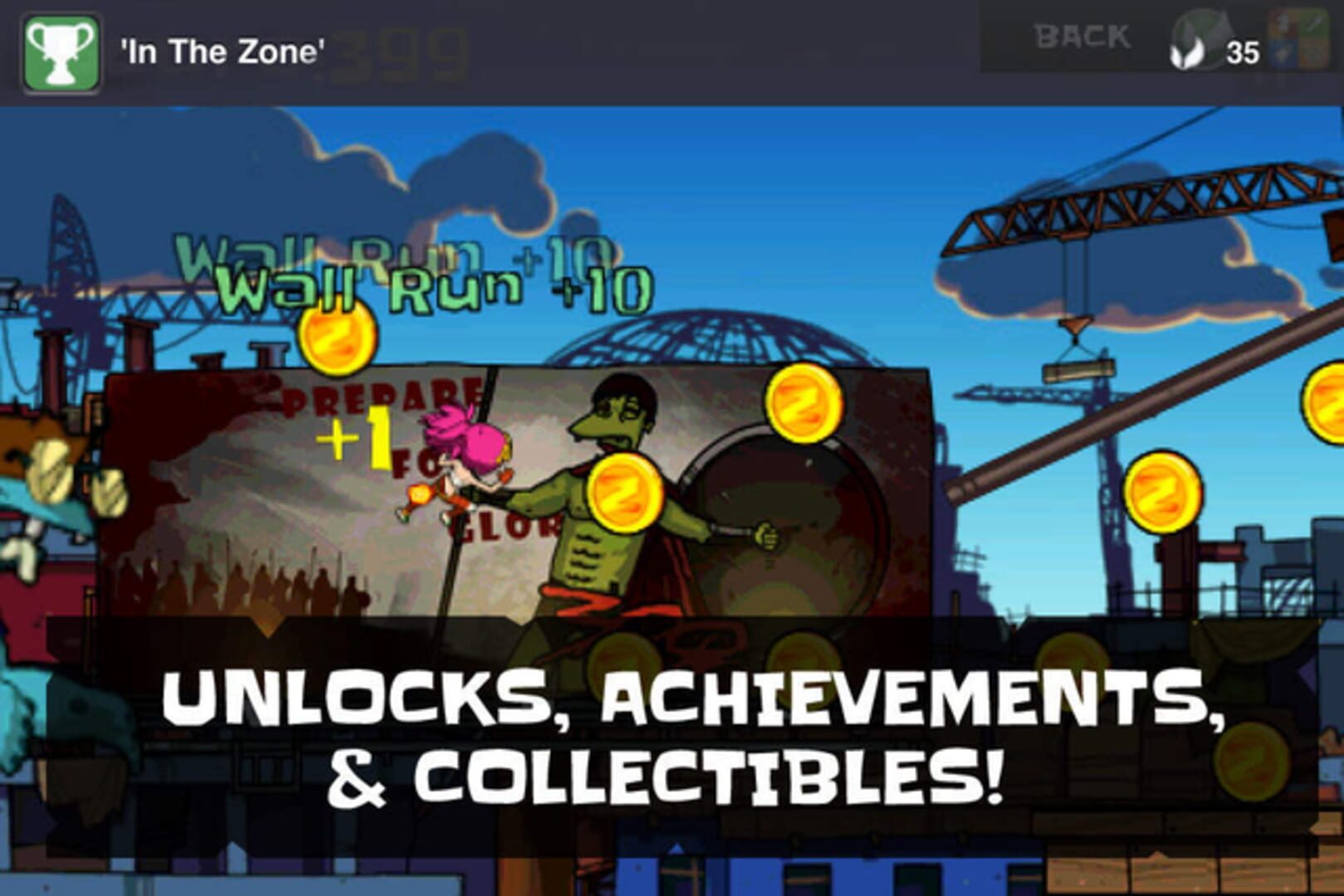 Foto do jogo Zombie Parkour Runner
