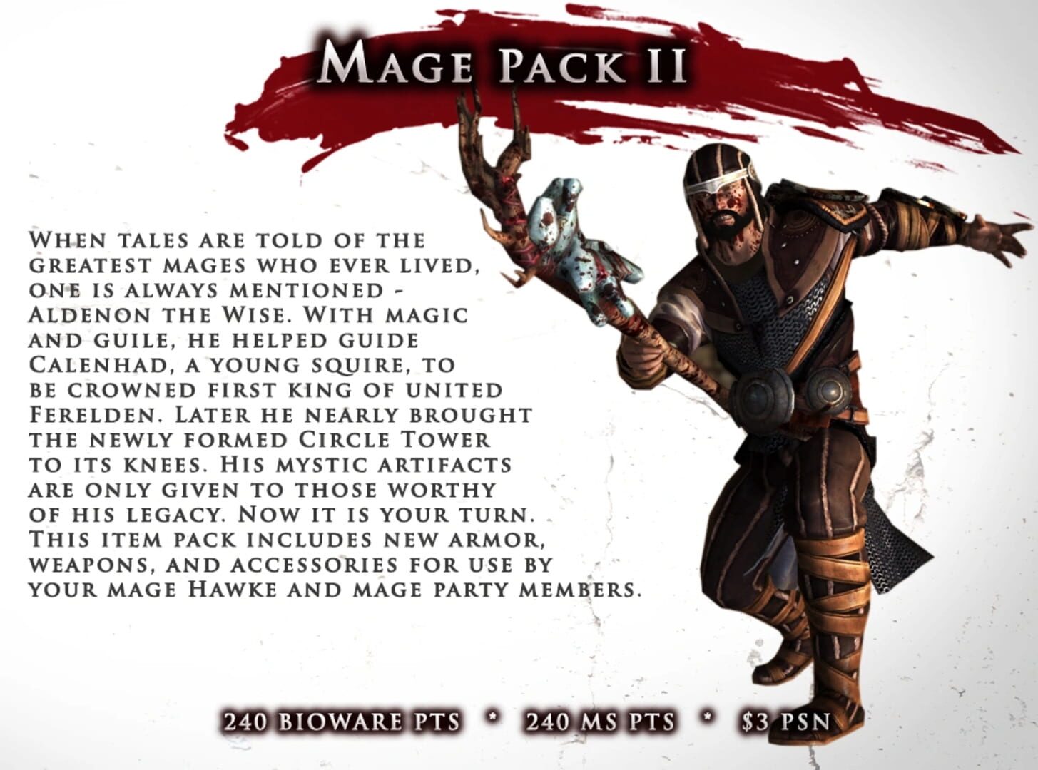 Foto do jogo Dragon Age II: All-Class Item Pack II