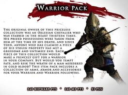Foto do jogo Dragon Age II: Warrior Item Pack