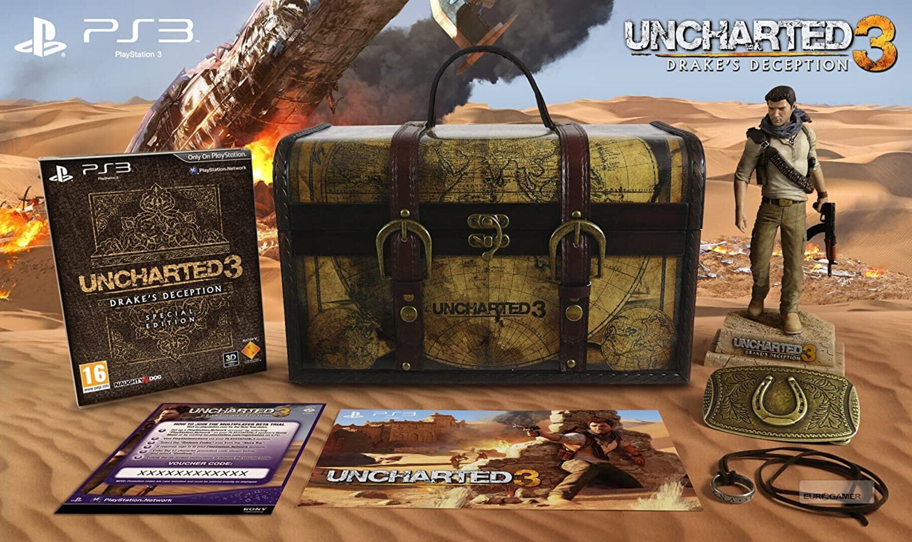 Foto do jogo Uncharted 3: Drake's Deception - Explorer Edition