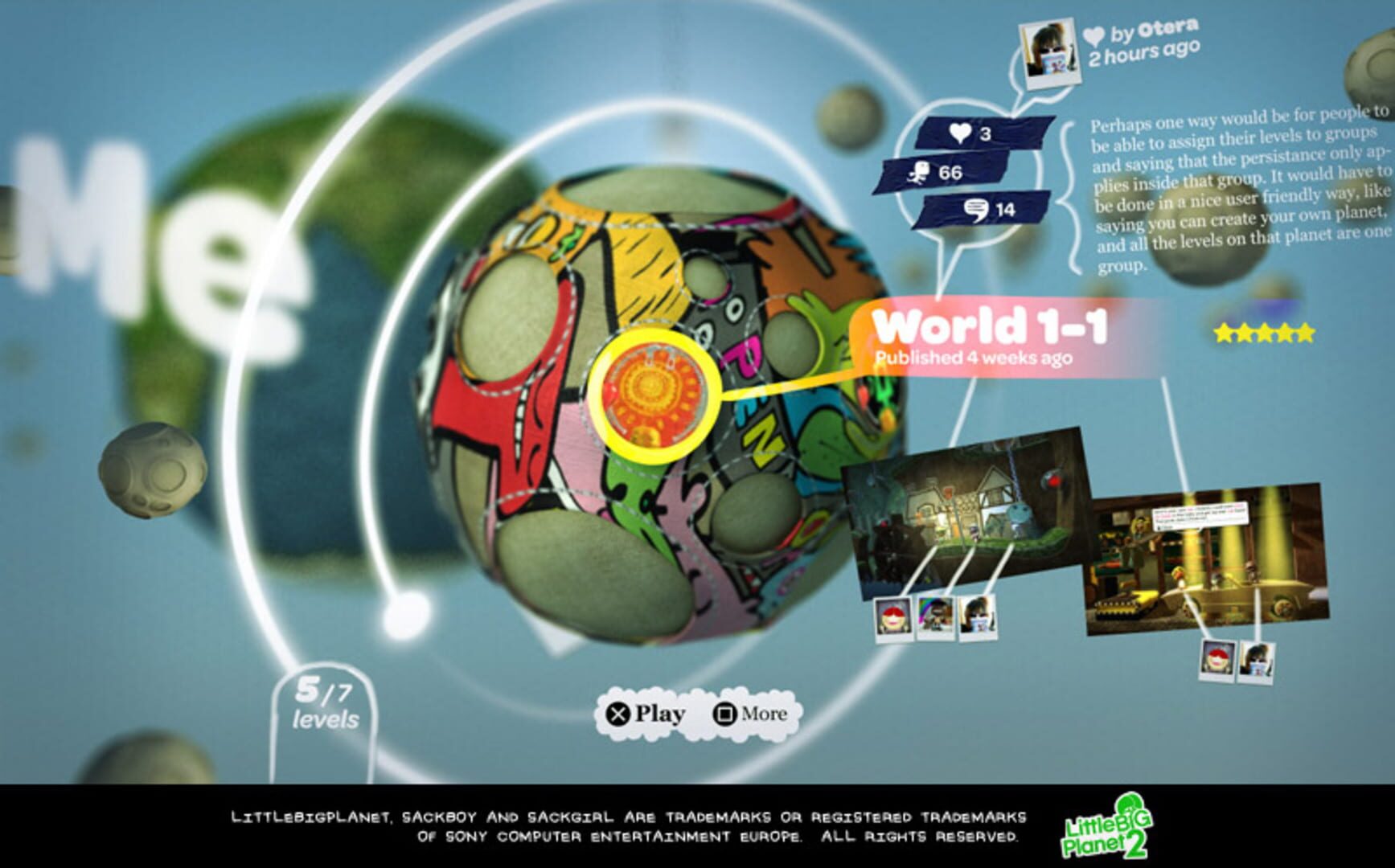 Foto do jogo LittleBigPlanet 2: Collector's Edition