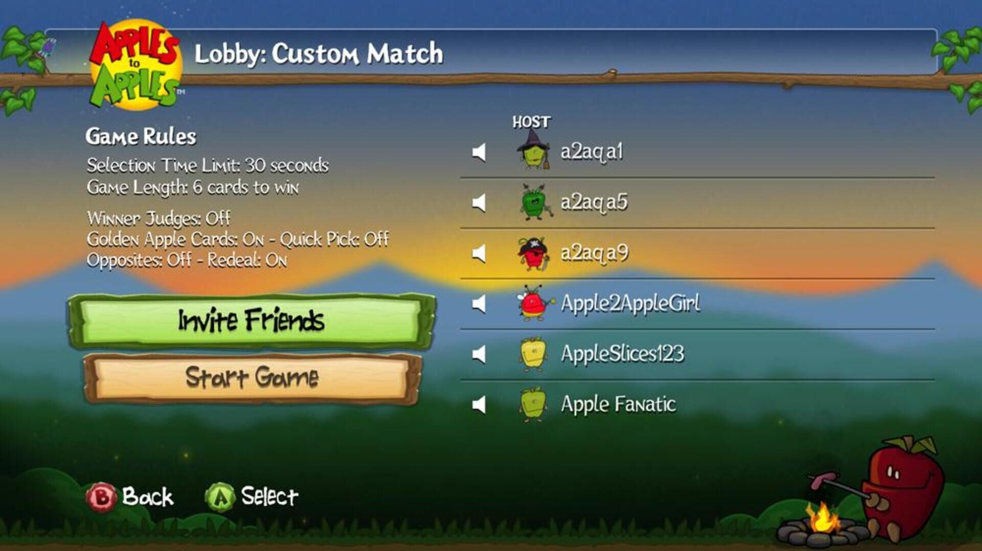 Foto do jogo Apples to Apples