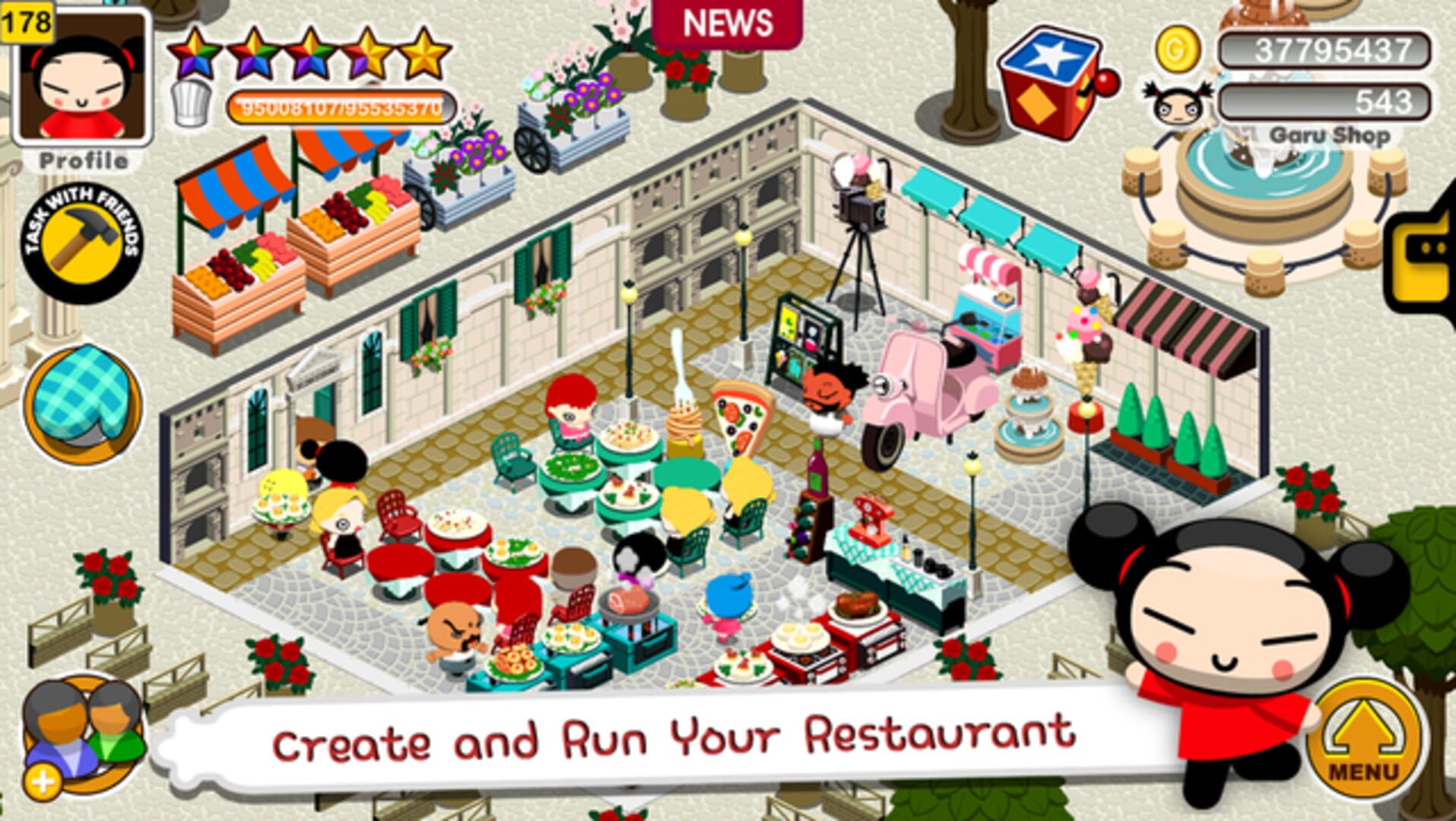Foto do jogo Pucca's Restaurant