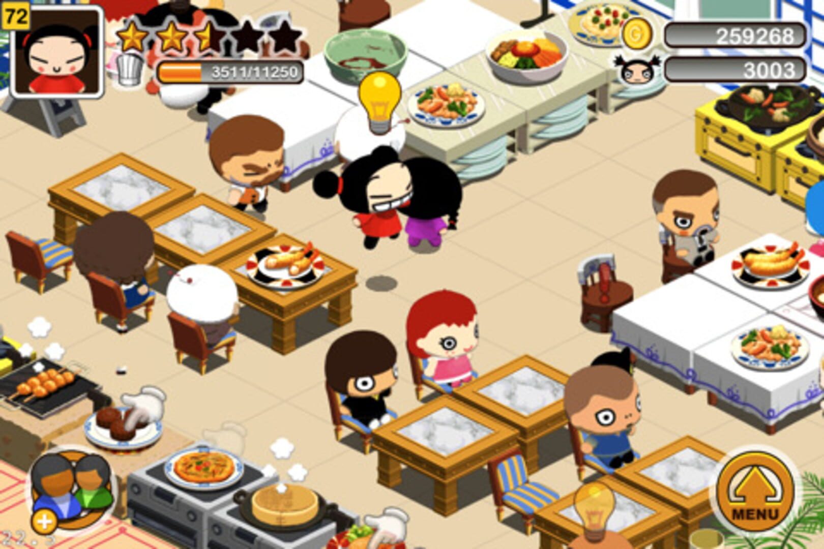 Foto do jogo Pucca's Restaurant