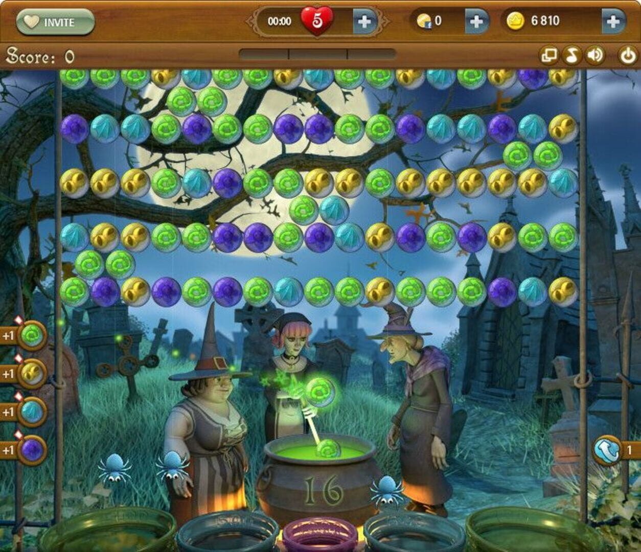 Foto do jogo Bubble Witch Saga