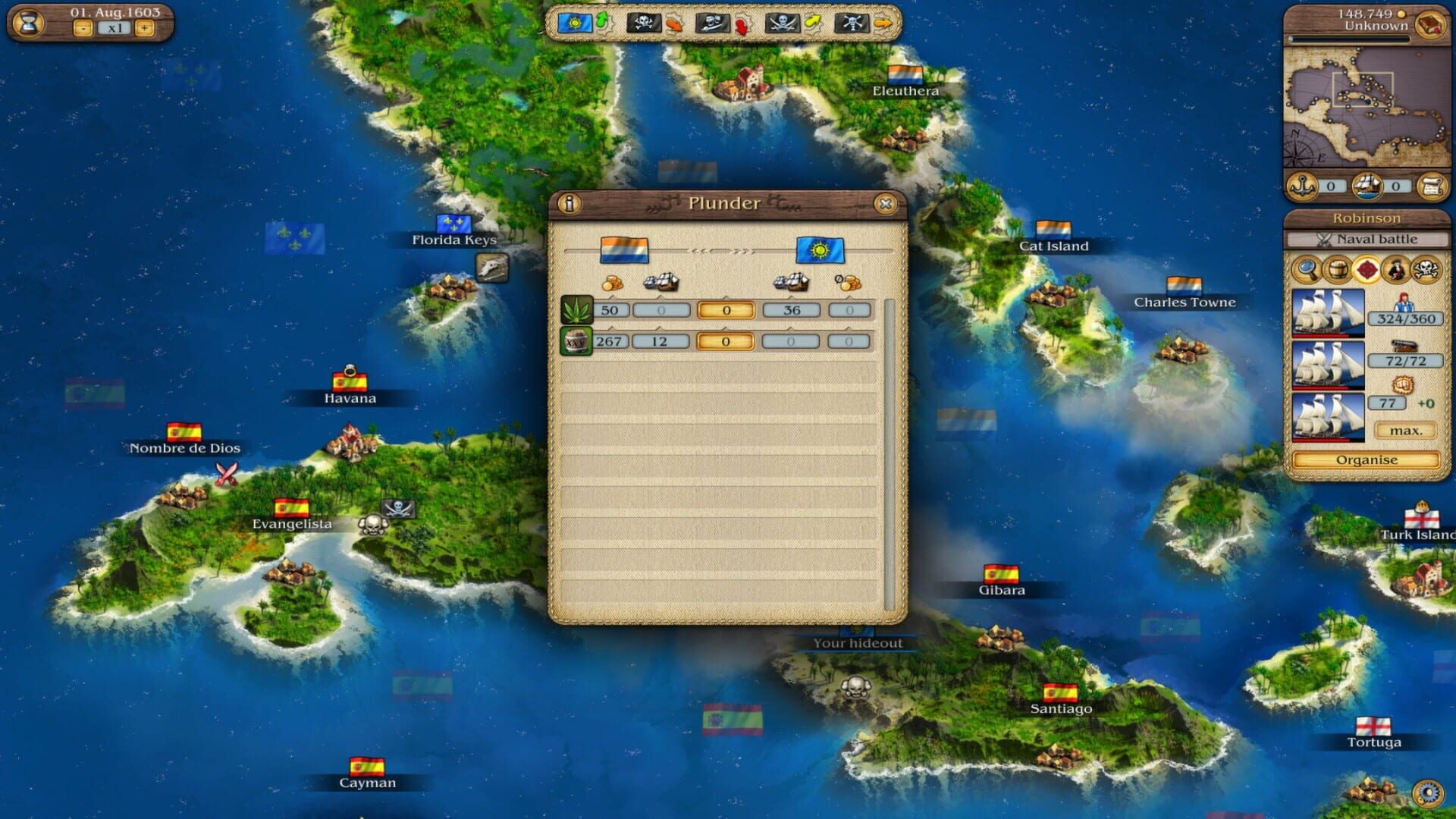 Foto do jogo Port Royale 3: Dawn of Pirates