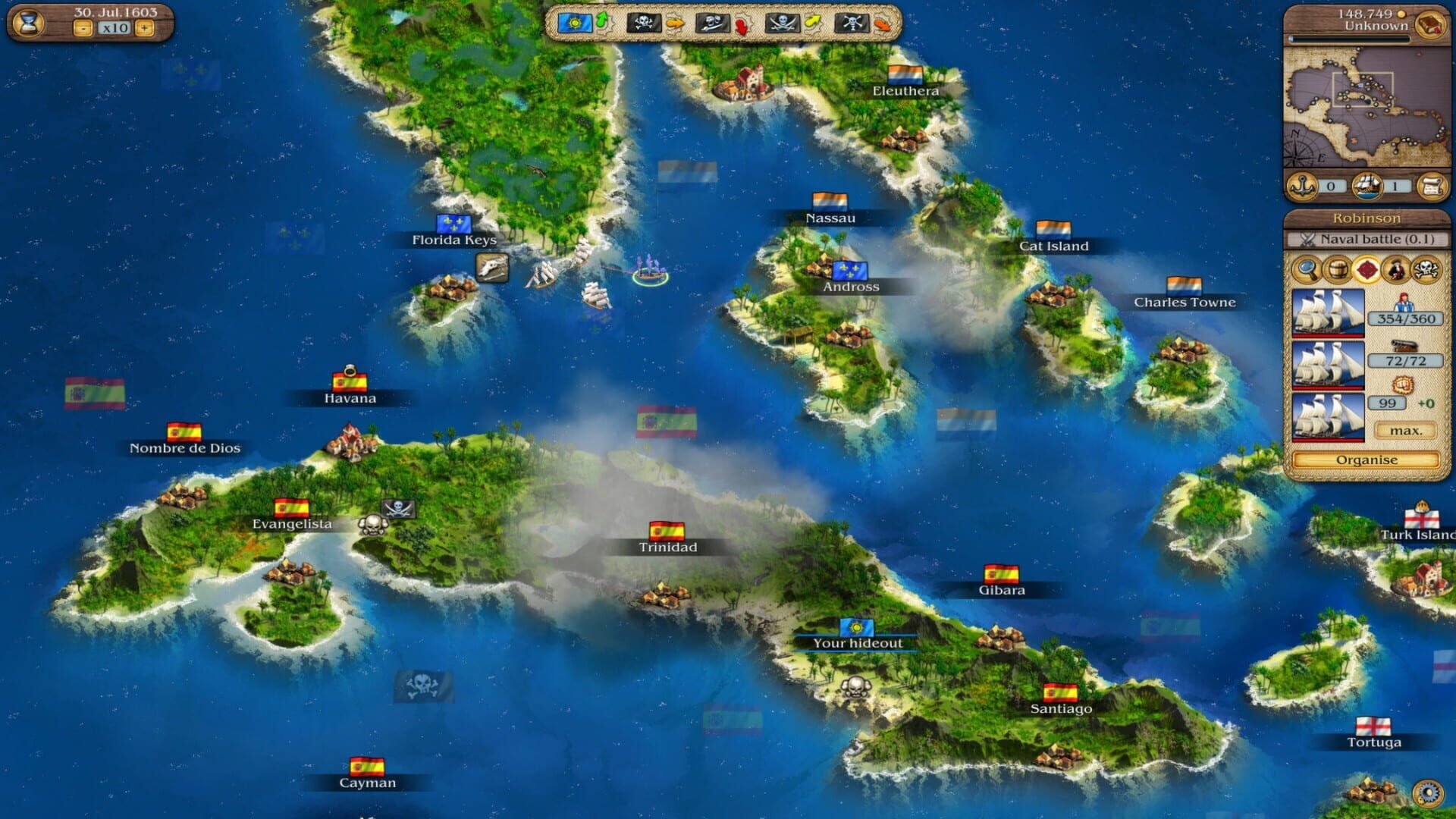 Foto do jogo Port Royale 3: Dawn of Pirates