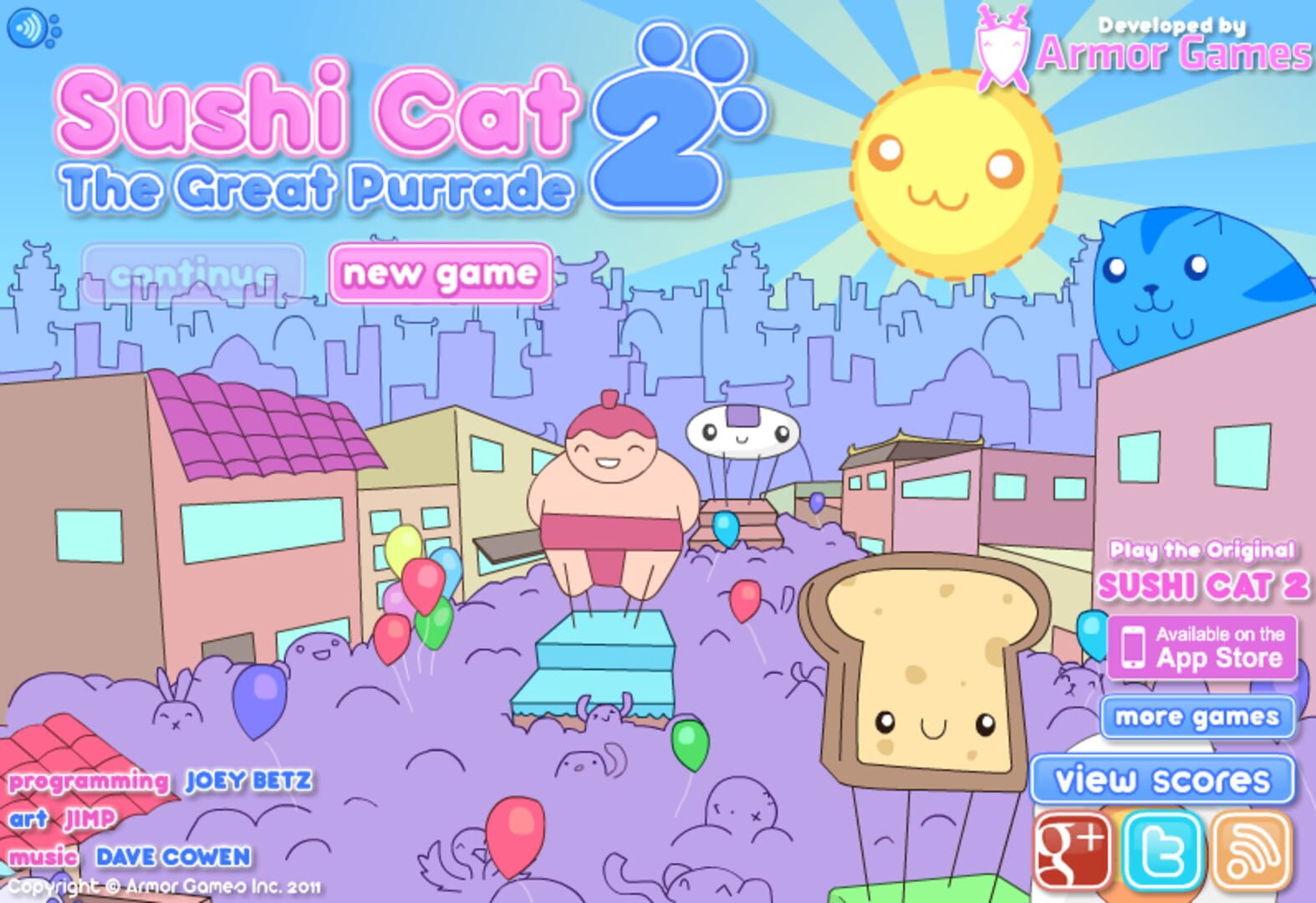 Foto do jogo Sushi Cat 2: The Great Purrade