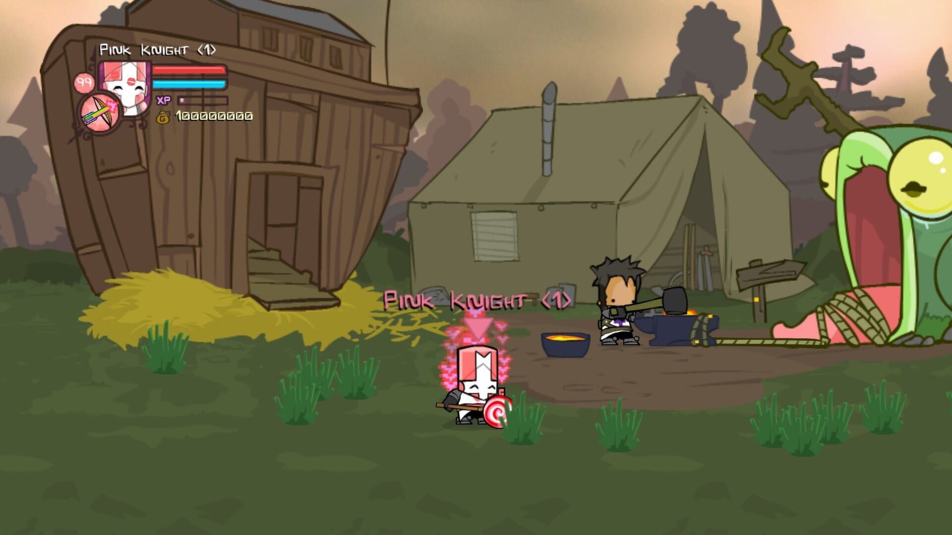 Foto do jogo Castle Crashers: Pink Knight Pack
