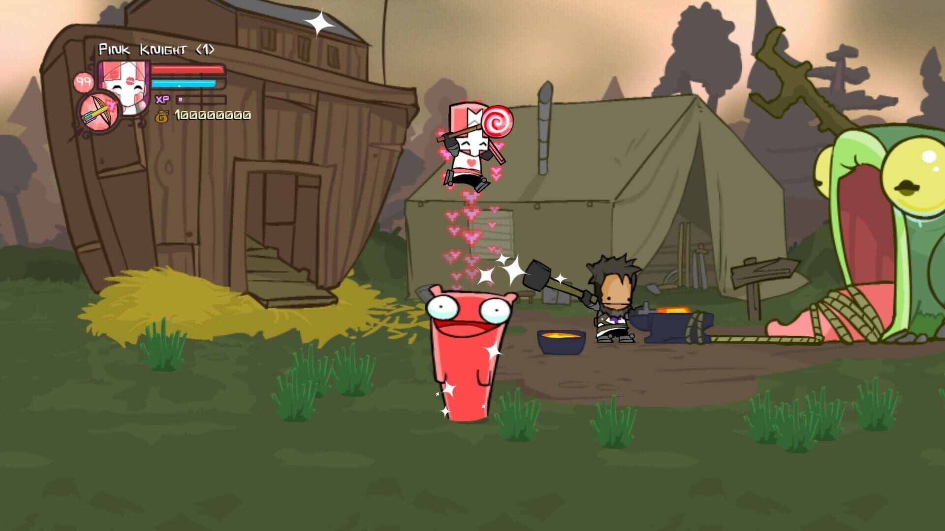 Foto do jogo Castle Crashers: Pink Knight Pack