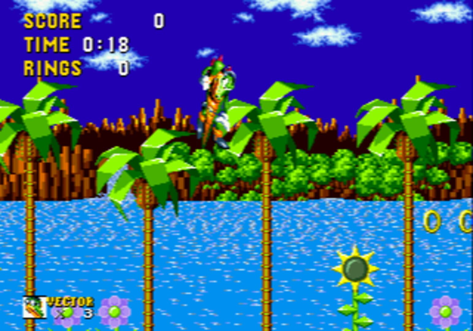 Foto do jogo Vector the Crocodile in Sonic the Hedgehog