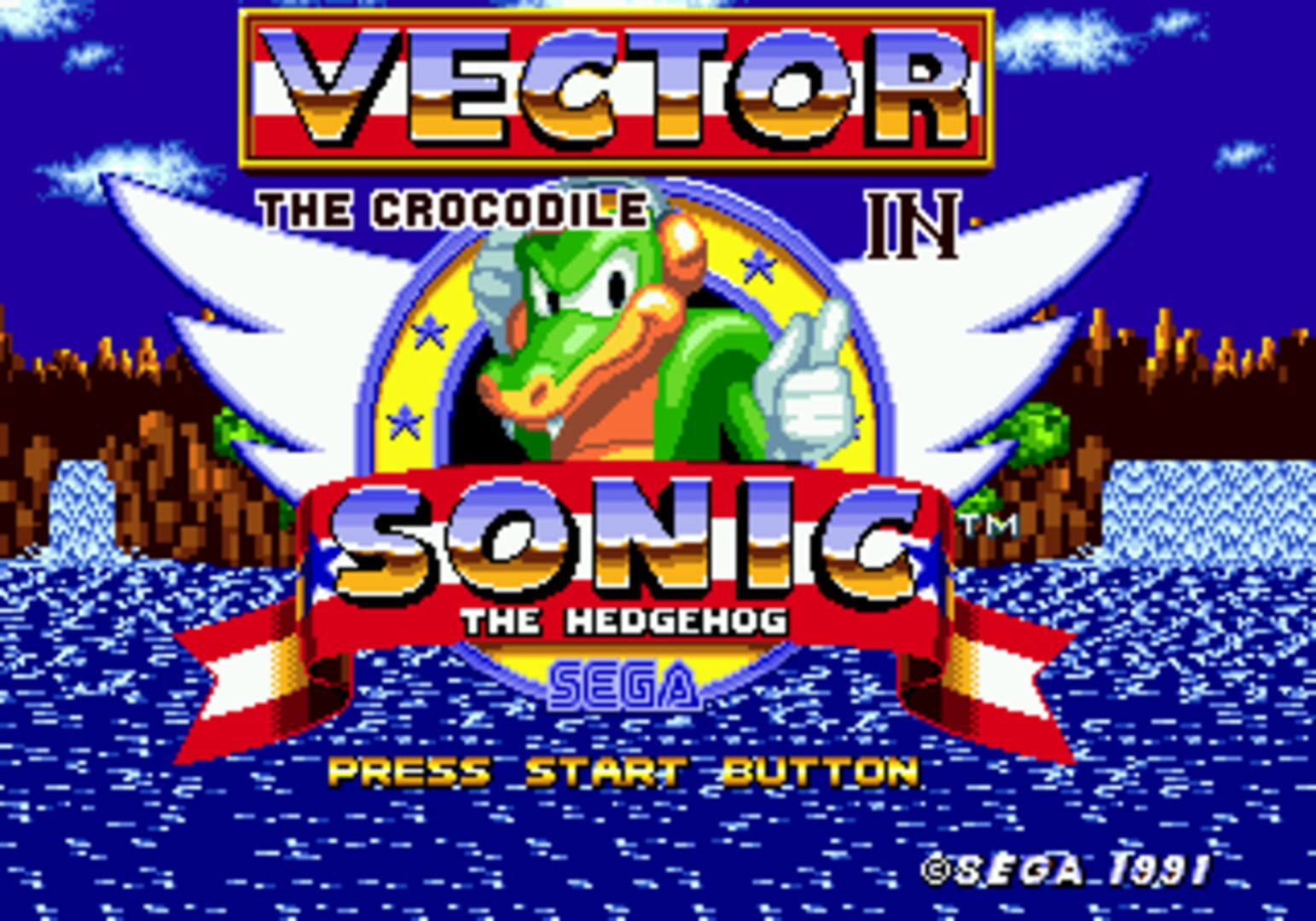 Foto do jogo Vector the Crocodile in Sonic the Hedgehog