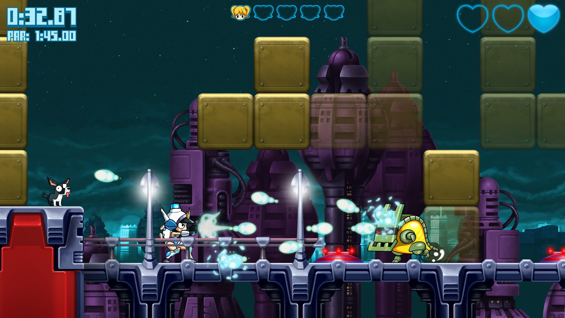 Foto do jogo Mighty Switch Force! Hyper Drive Edition