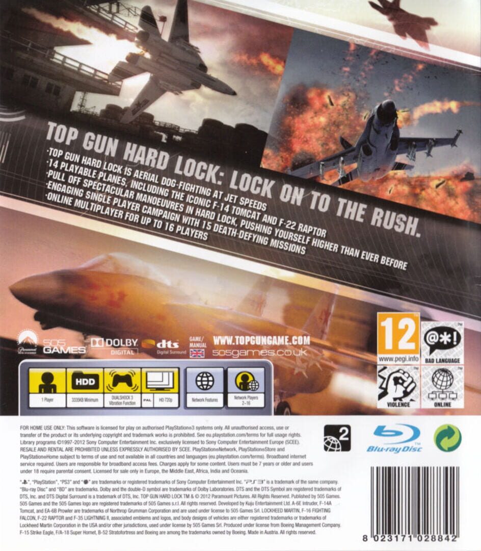 Foto do jogo Top Gun: Hard Lock