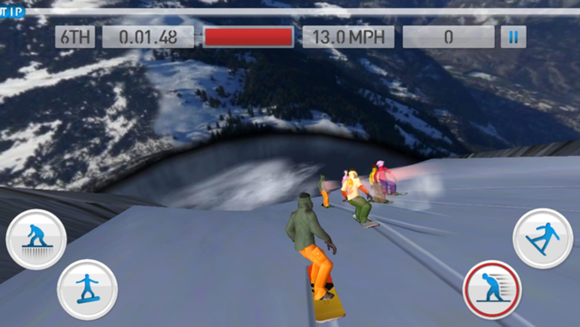 Foto do jogo Fresh Tracks Snowboarding
