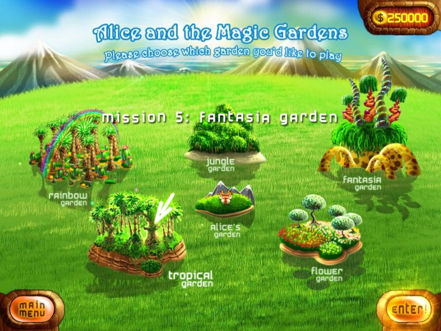 Foto do jogo Alice and the Magic Gardens