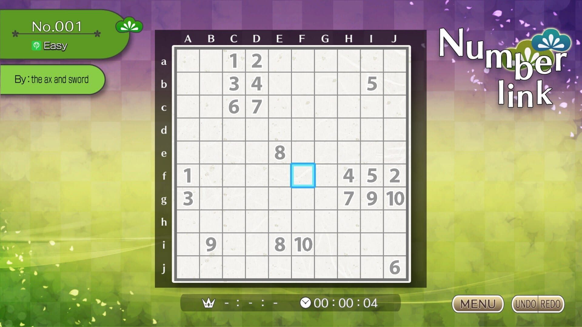 Foto do jogo Puzzle by Nikoli W Numberlink