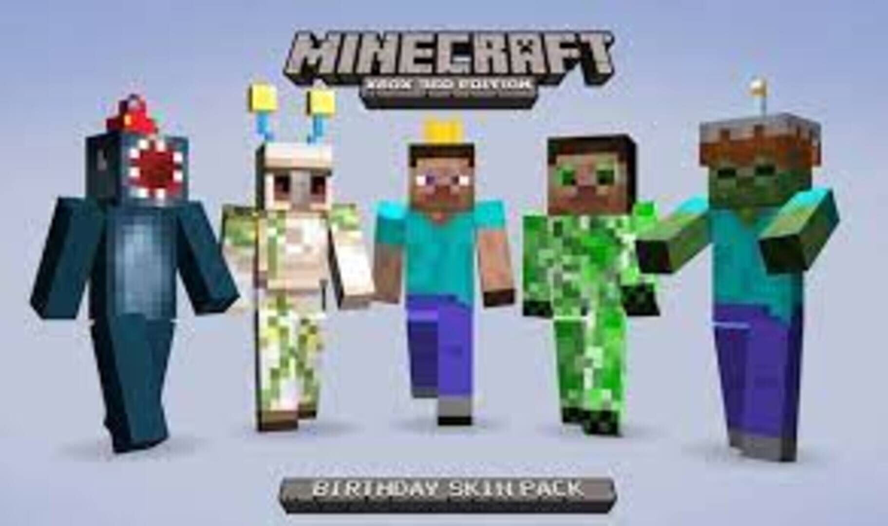 Foto do jogo Minecraft: 1st Birthday Skin Pack
